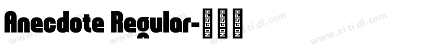 Anecdote Regular字体转换